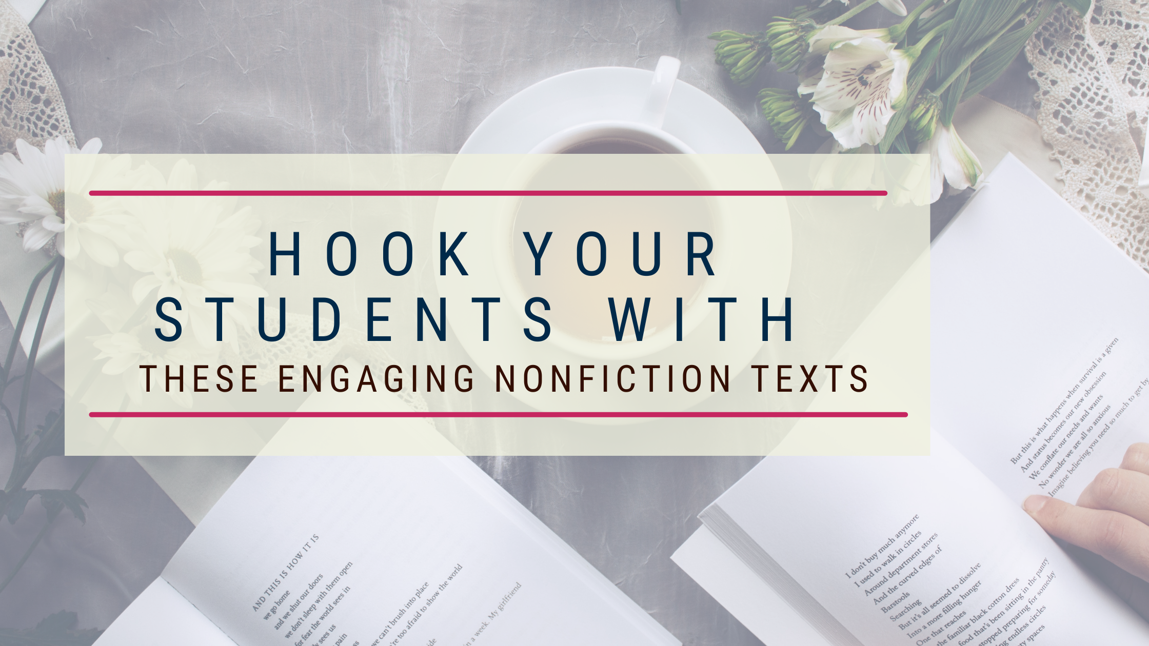 Hook your students with these engaging nonfiction texts