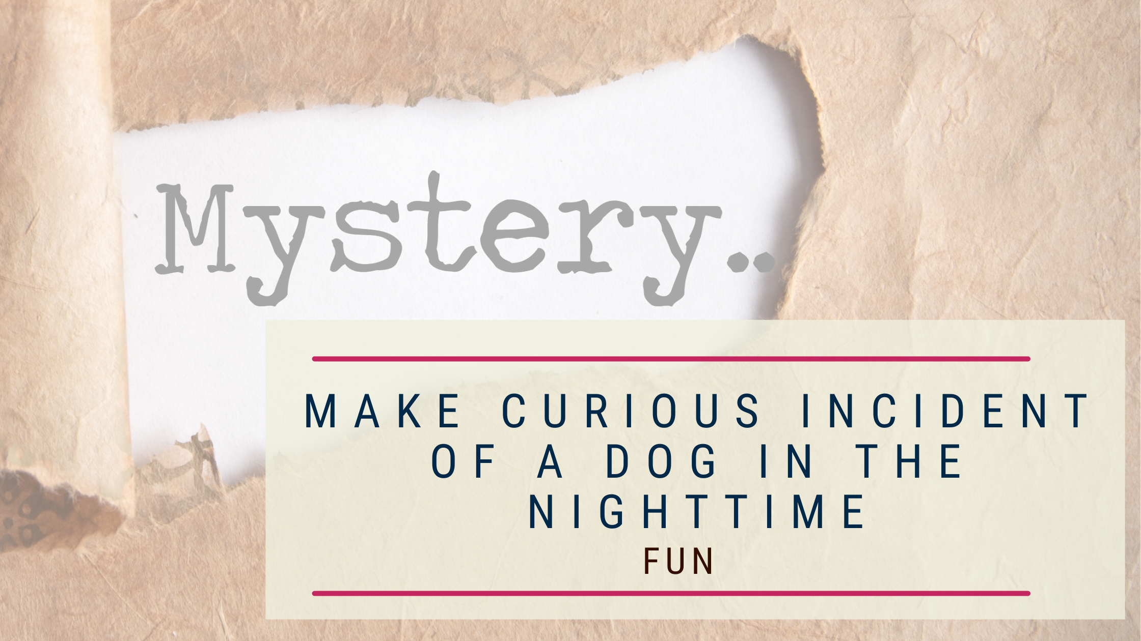 Easy ways to make Curious Incident of a Dog in the Nighttime fun