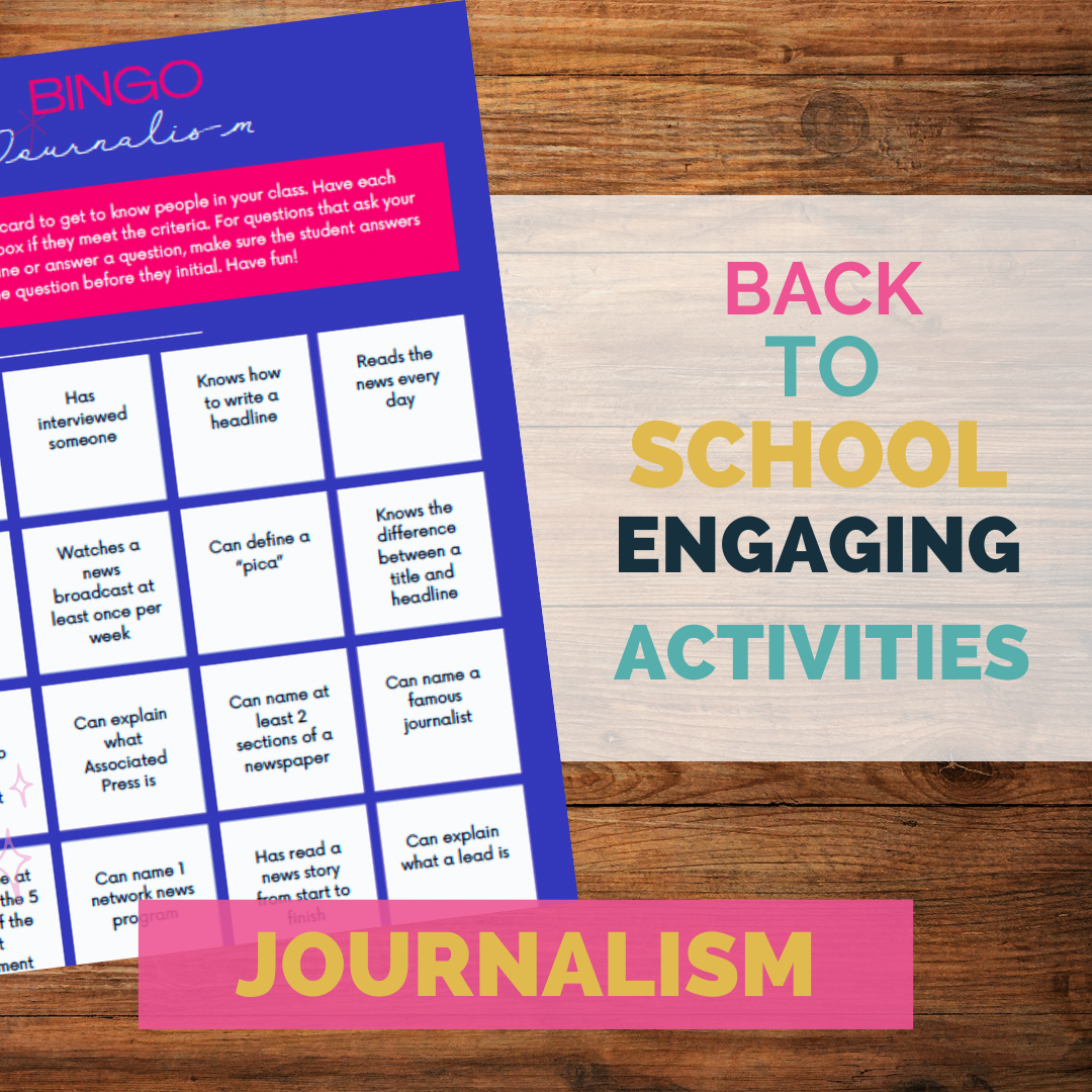 Kick Off the School Year with Team-Building Activities for Your Journalism Class