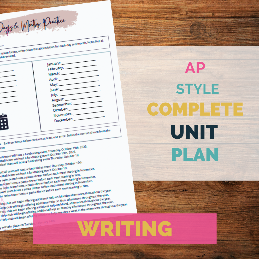 Clever Ways to Teach AP Style in Your Classroom