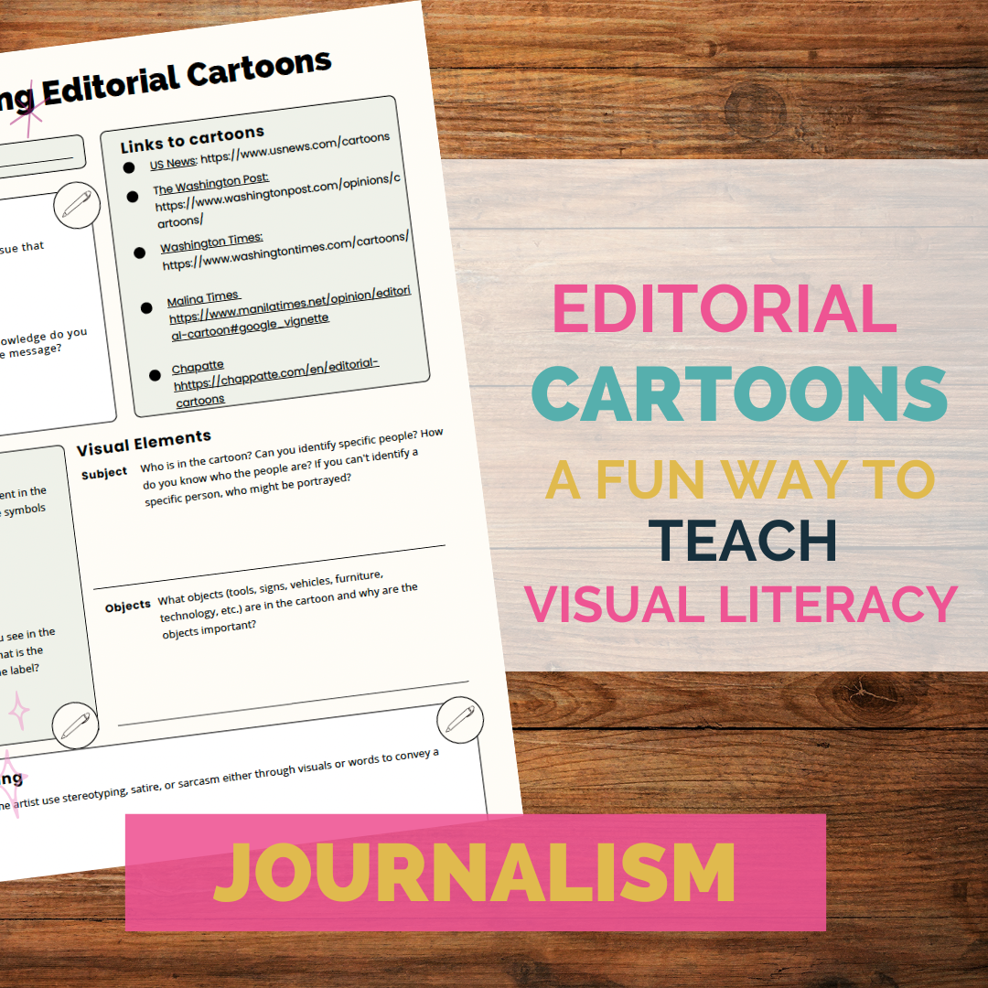 Editorial Cartoons: A fun way to teach visual literacy