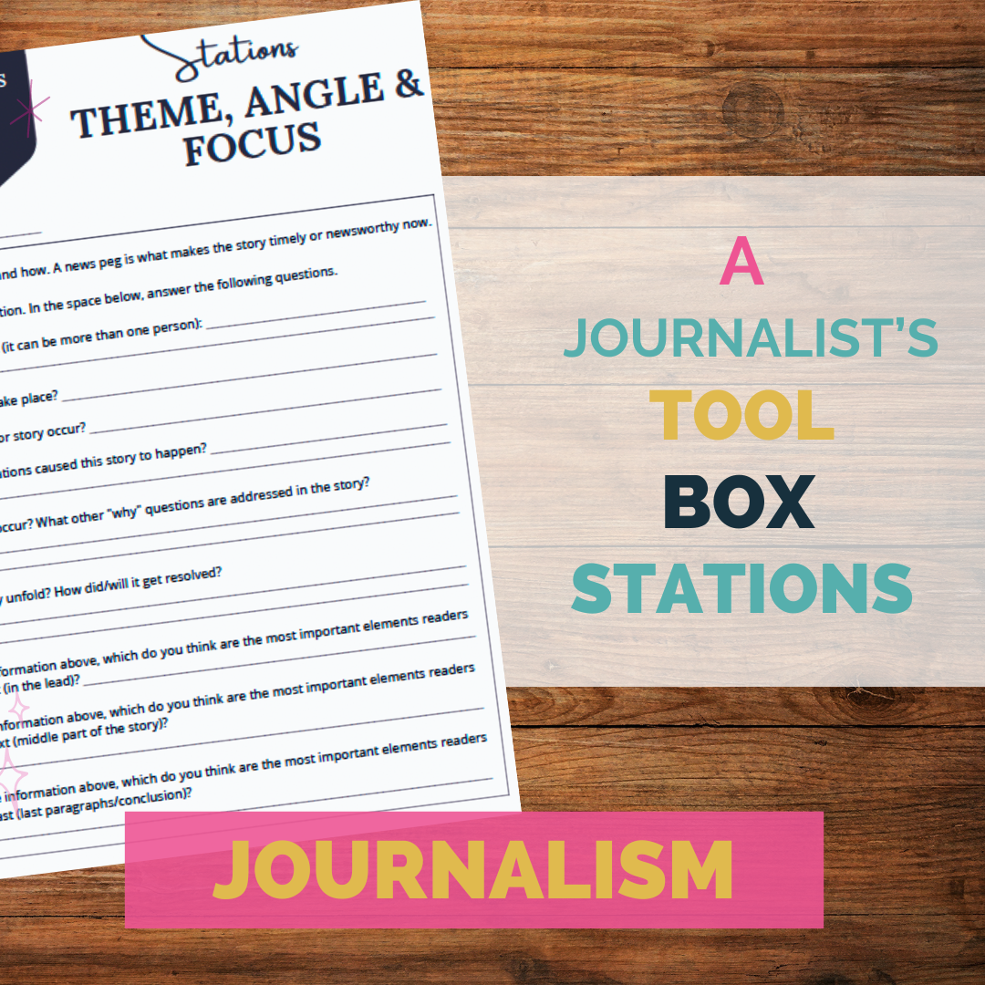 A Journalist’s Toolbox: Engaging Students with Theme, Angle, Focus, and More