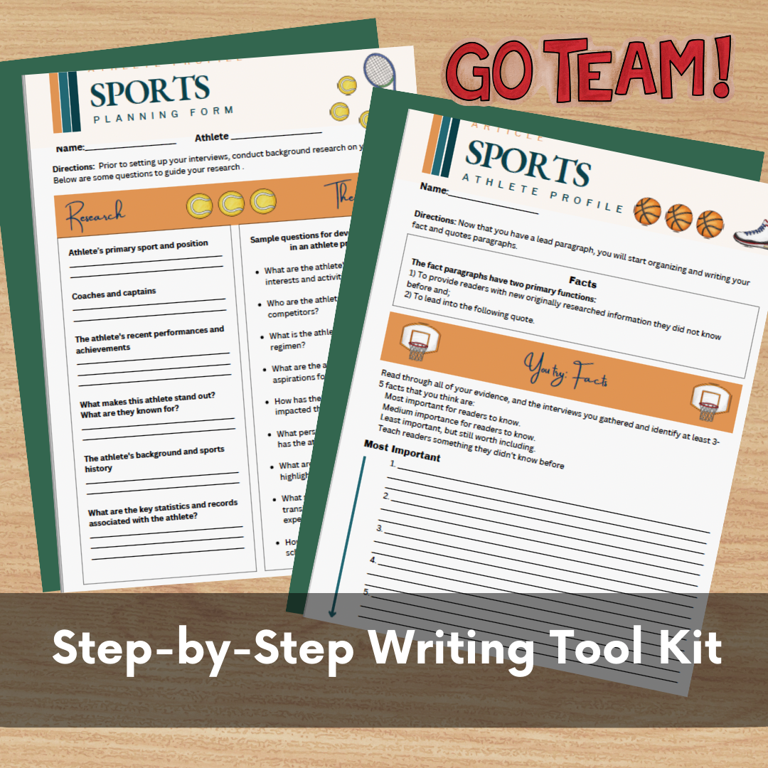 A complete guide to teaching sports writing - English with Steil