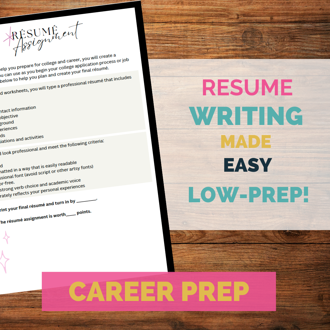 A Comprehensive Guide for Teachers: Teaching Students How to Write a Resume