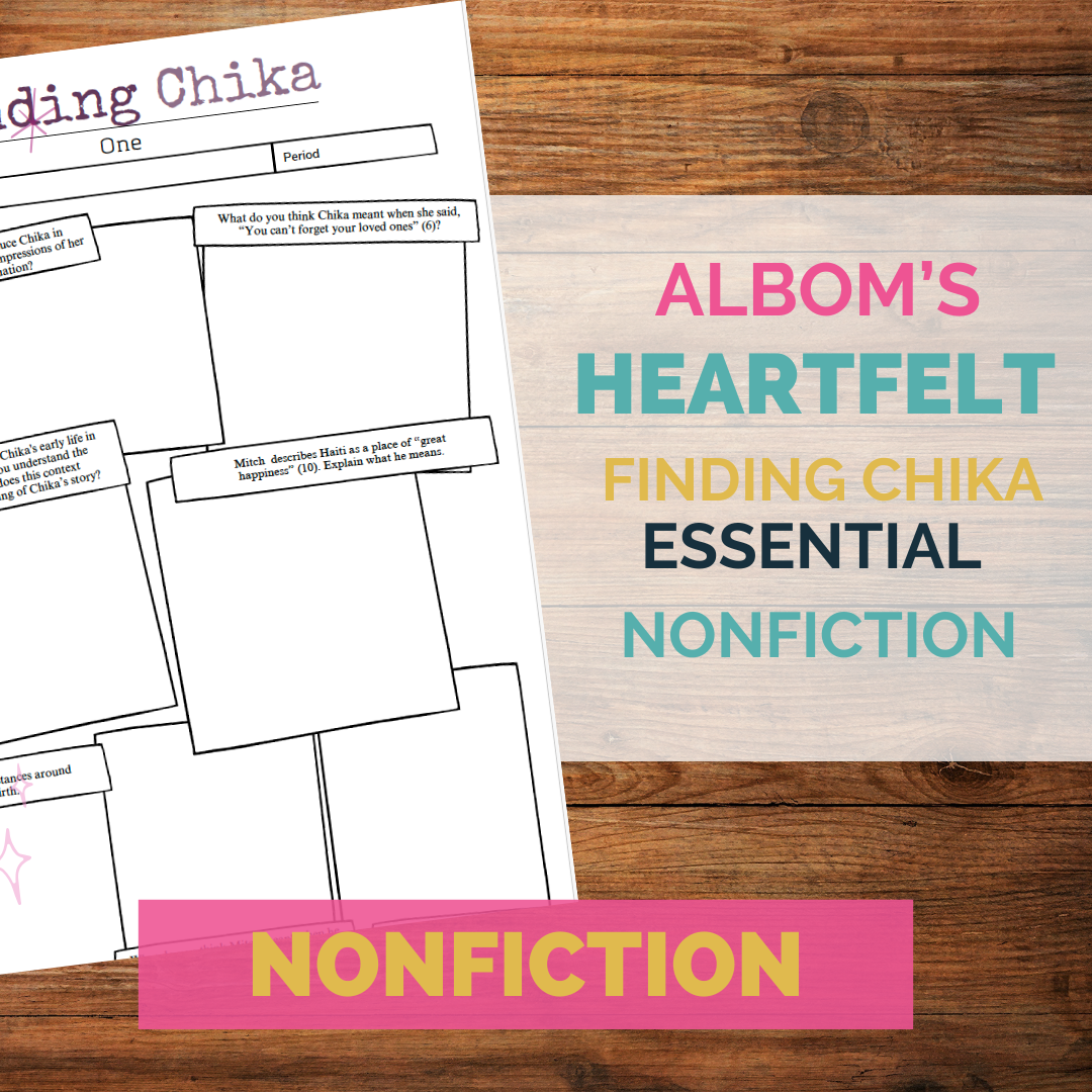 Why Finding Chika by Mitch Albom is an Essential Nonfiction Text for the Classroom