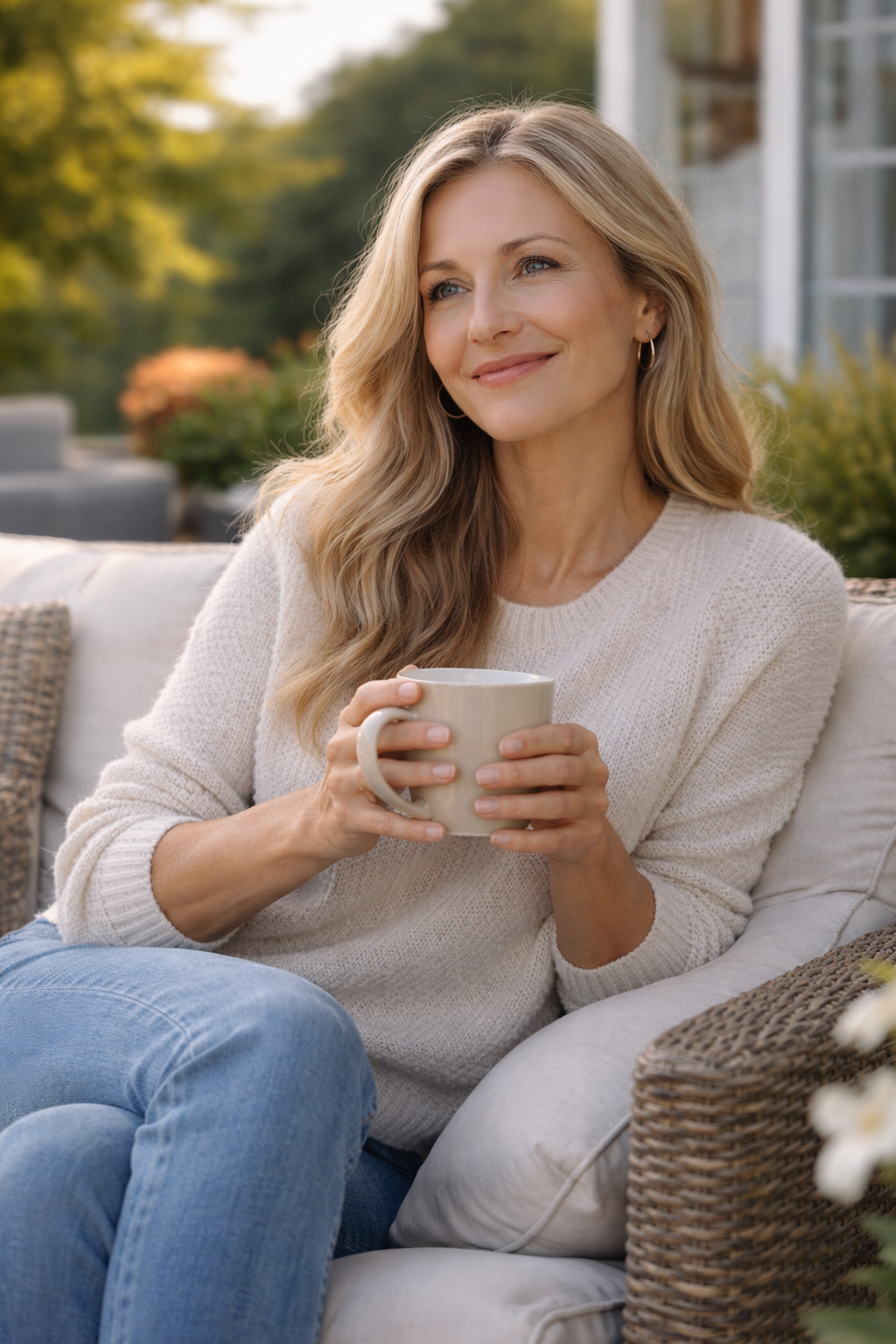 woman-outside-drinking-coffee